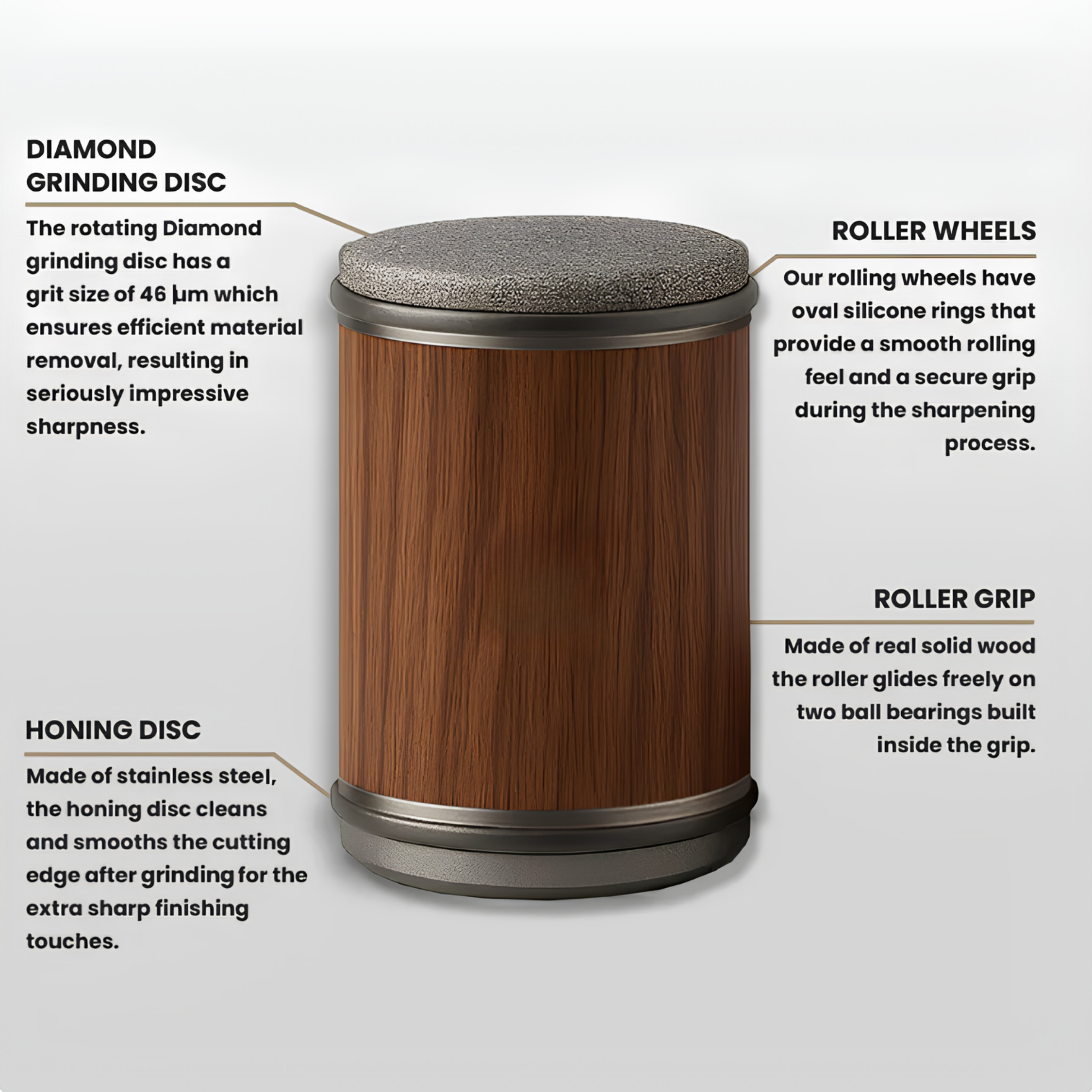 Kestrel™ Rolling Diamond Knife Sharpener
